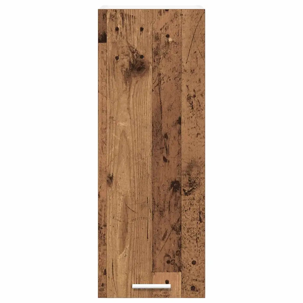 Armadio pensile 2 pcs Legno Antico e Bianco 30 x 31 x 80 cm 884255