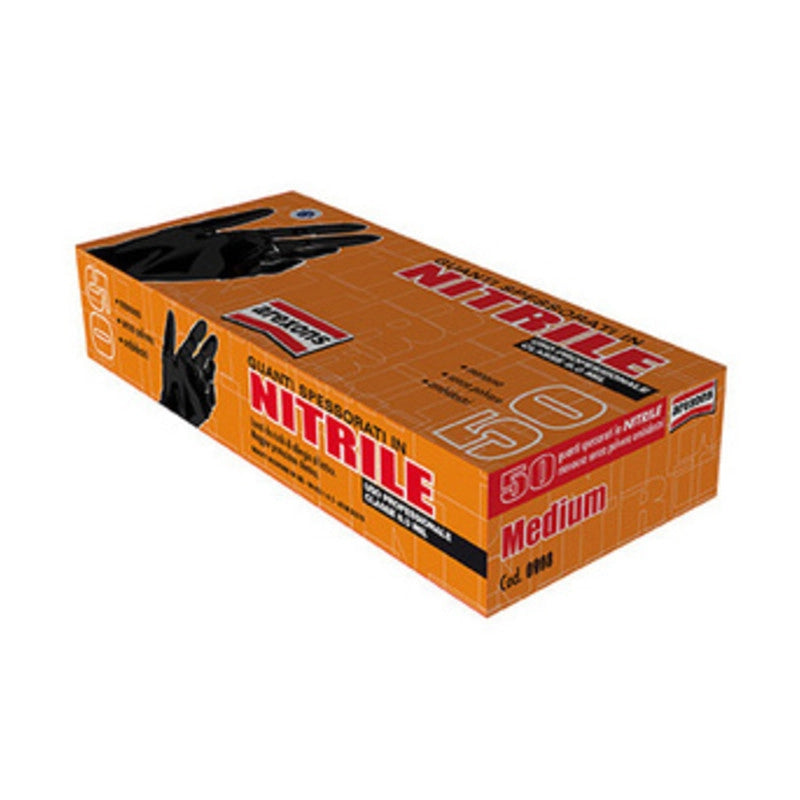 GUANTI NITRILE AREXONS SP. 0,28 MM TG. L  DA 50 PZ  1 CF