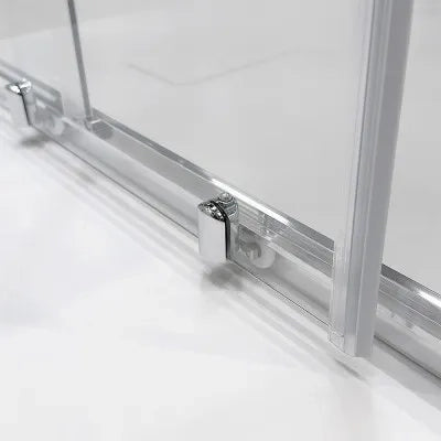 Box doccia angolare 80x120 cm doppio scorrevole vetro trasparente  Tay