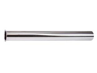 CANOTTO CON BORDO IN OTTONE CROMATO- - ø mm.32 lunghezza cm.25 - 10 pezzi