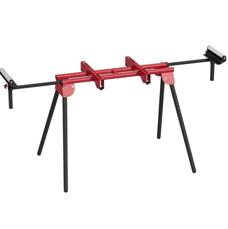 Supporto universale per troncatrice 94 x 63 x 76 cm in metallo rosso pieghevole 150 kg