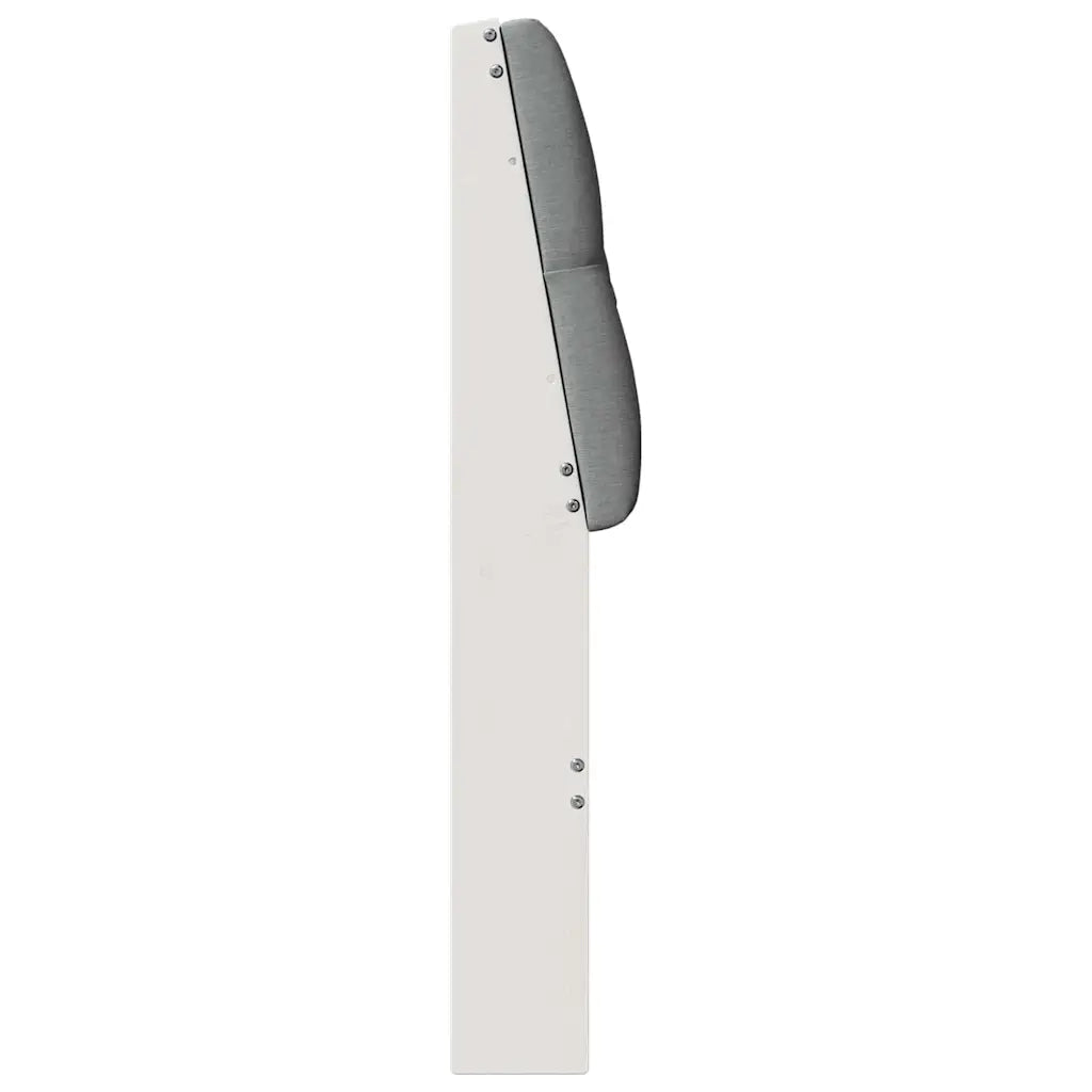 Testiera | Testata imbottita Grigio chiaro 75 cm Pino massello