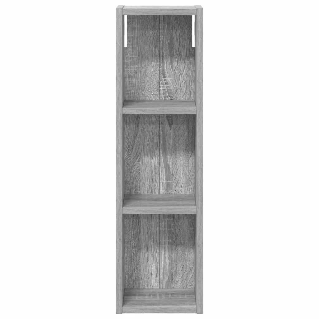Armoire murale de salle de bain Gris Sonoma 20 x 14 x 70 cm
