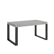 Tavolo Allungabile 160-420x90x77 cm Tecno Cemento
