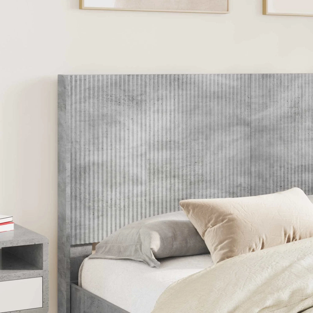Struttura del letto con stoccaggio e testata Grigio Cemento 3414128