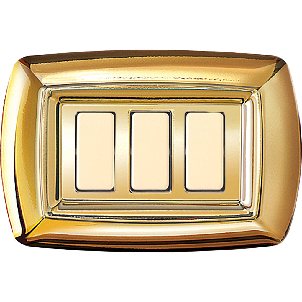 TONDO PLACCA MAGIC PLAST 3P ORO- ELETTROCANALI- 10,0 pz