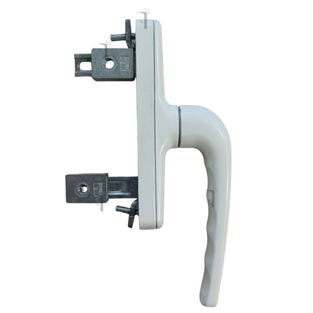 Maniglia per persiane con chiave cursori regolabili Comfort Plus Finitura: Bianco puro – RAL 9010