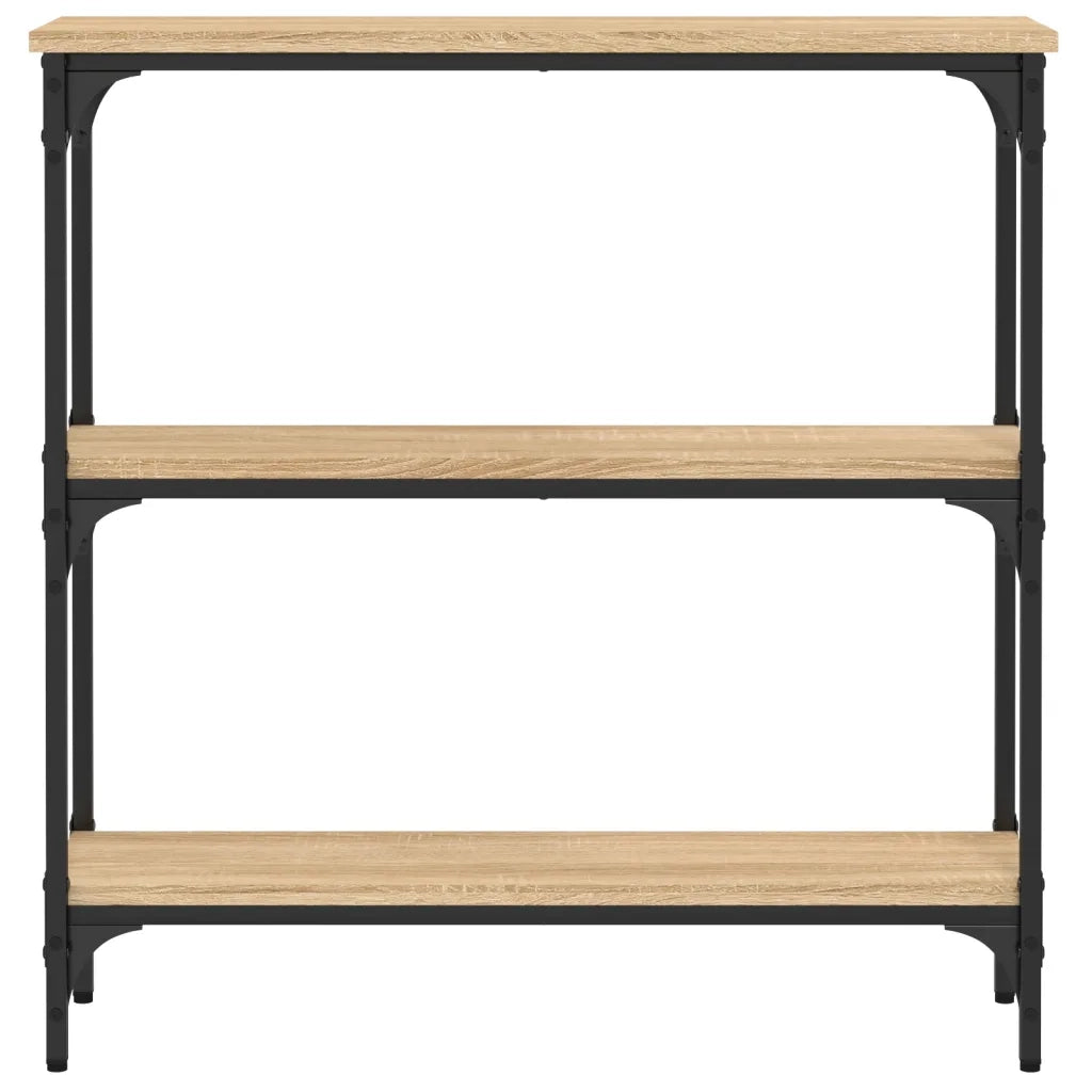 Table console Chêne Sonoma 75x22,5x75 cm Bois d'ingénierie