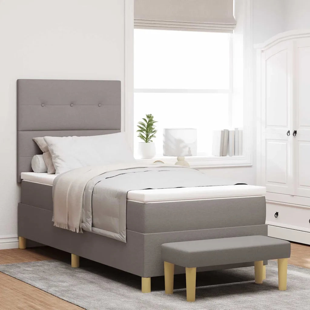 Letto a molle con cuscino Talpa 200 x 80 cm Tessuto 3344258