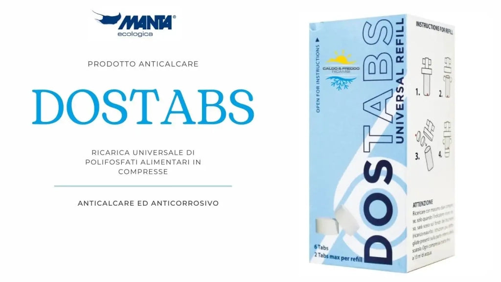 Manta Ecologica Ricarica Universale Di Polifosfati In Compresse Dostabs