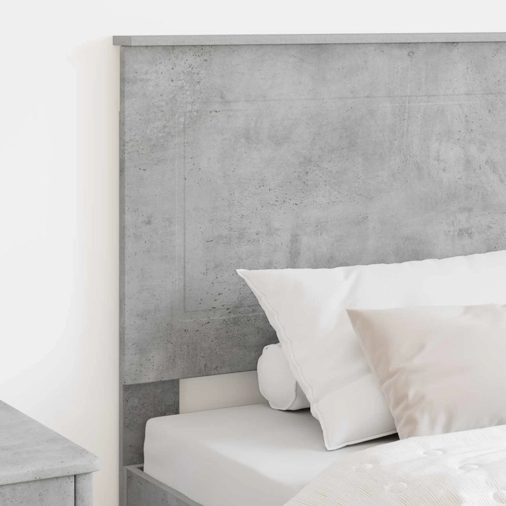 Testiera Grigio Cemento 100 cm Legno ingegnerizzato 887674