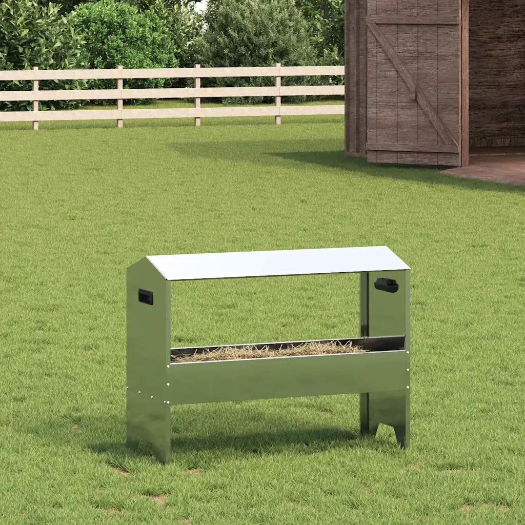 Abbeveratoio per bestiame Argento 79 x 35 x 62 cm 874629