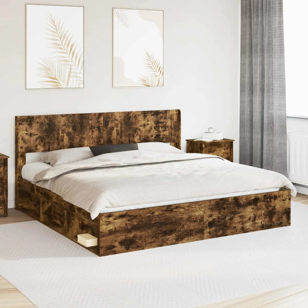 Testiera | Testata Letto Rovere Fumo PB