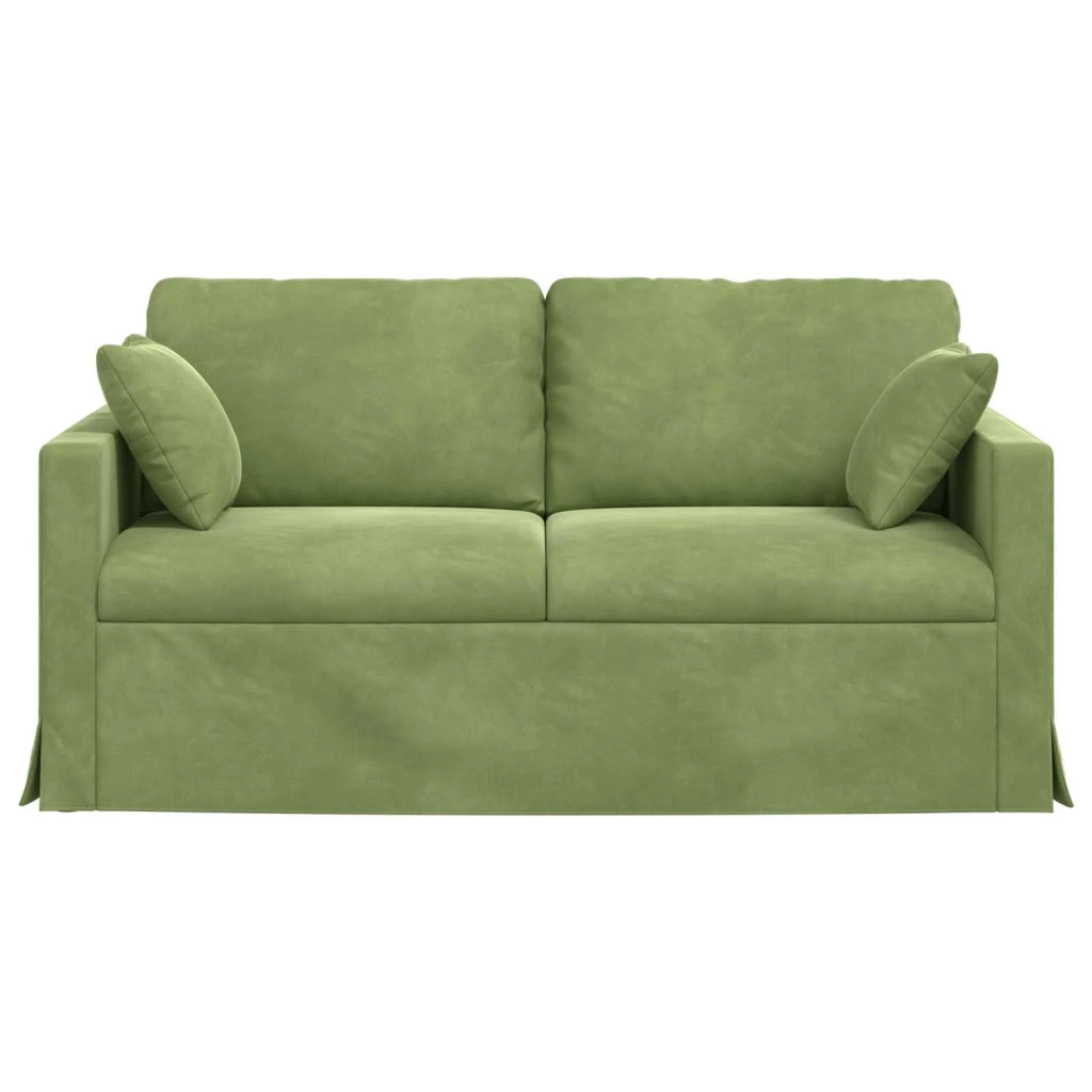 Divano Verde chiaro 158 x 78 x 80 cm Velluto 42024425