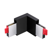 Steel_Sp_D20 Profilo Angolare Cieco Finitura Nero 9,42x13,8 cm Ideal Lux