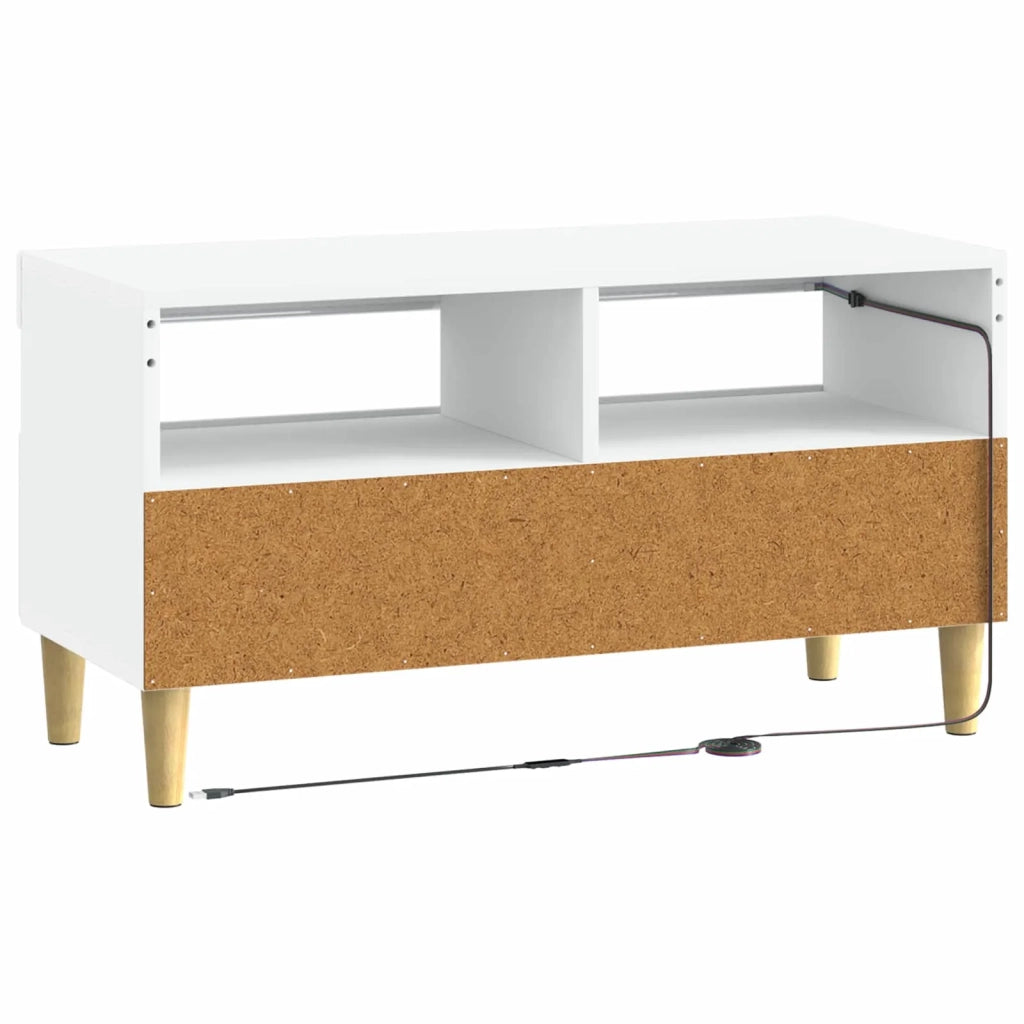 Mobile TV LED Bianco Legno ingegnerizzato 897215