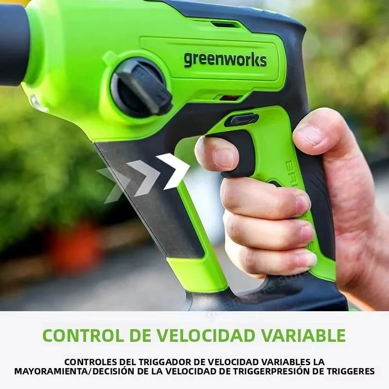 Trapano a percussione senza fili HMG405 24V energia 12 J batteria 4 Ah e caricabatterie inclusi