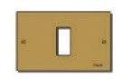 PLACCA 1F X SCAT RETT BRONZO 08535.BR VIMAR CONCOR