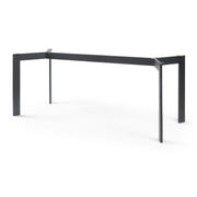 Telaio per Tavolo 'Fai da Te' Verg Struttura a 4 Gambe 120 x 70 x 72 cm - Nero [en.casa]