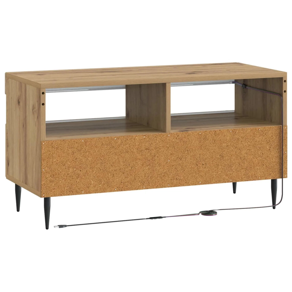 Mobile TV LED ZWOLLE 81 x 35 x 43 cm Rovere Artigianale 896564