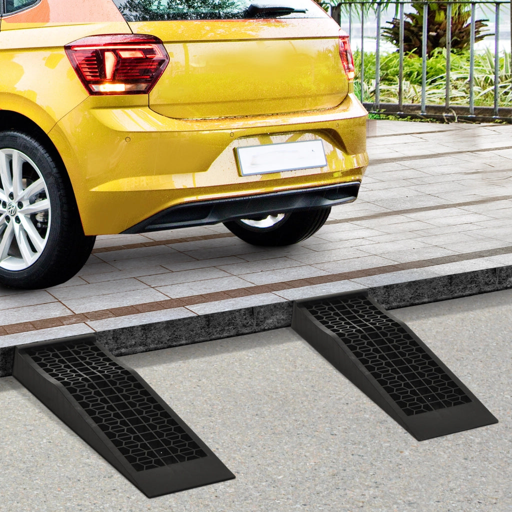 Rampa per Auto Set 2 Pezzi ¨C Xylo ¨C Plastica Nera 3 Tonnellate
