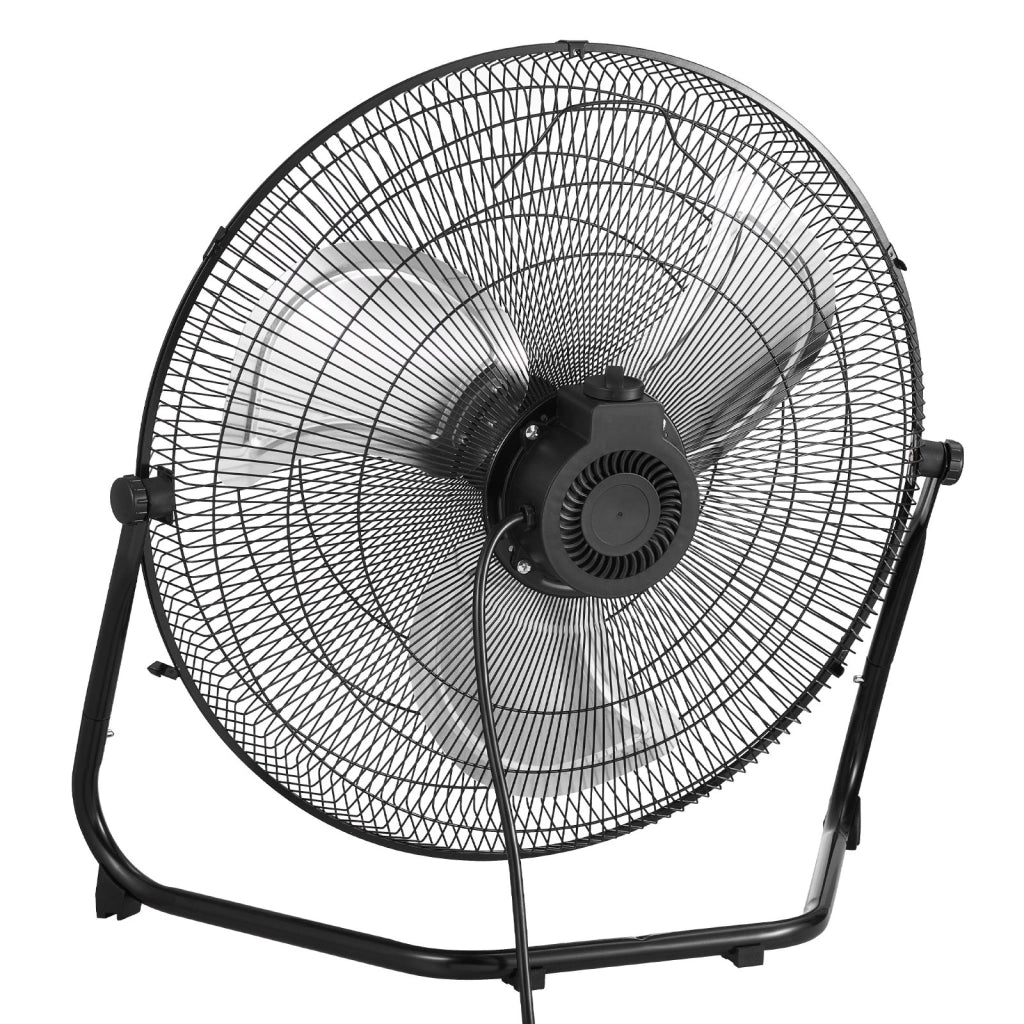 Ventilatore da Pavimento, 3 Velocità, Ventilatore Industriale ad Alta Velocità da 508 mm 135,92 m³/min Inclinazione Regolabile a 360° per Casa, Garage