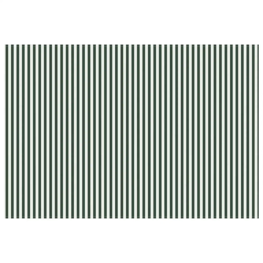 Telo di ricambio per tenda da sole Verde e Bianco 450 × 300 cm 3444465