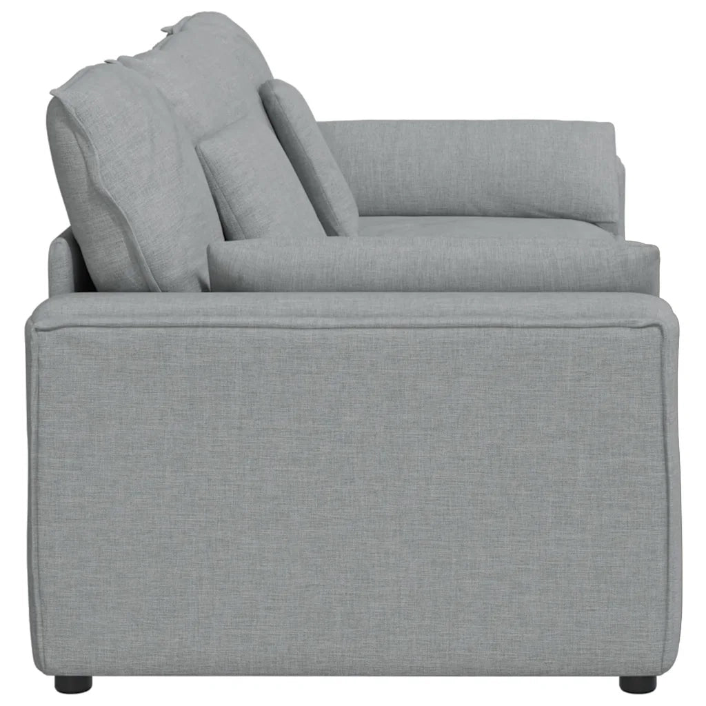 Divano Modulare con Cuscini Grigio Chiaro 3321117