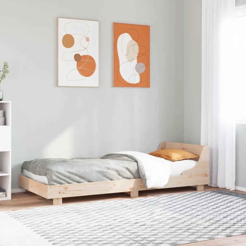 Letto singolo | Letto per adulti | Letto senza Materasso 90x190 cm in Legno Massello di Pino