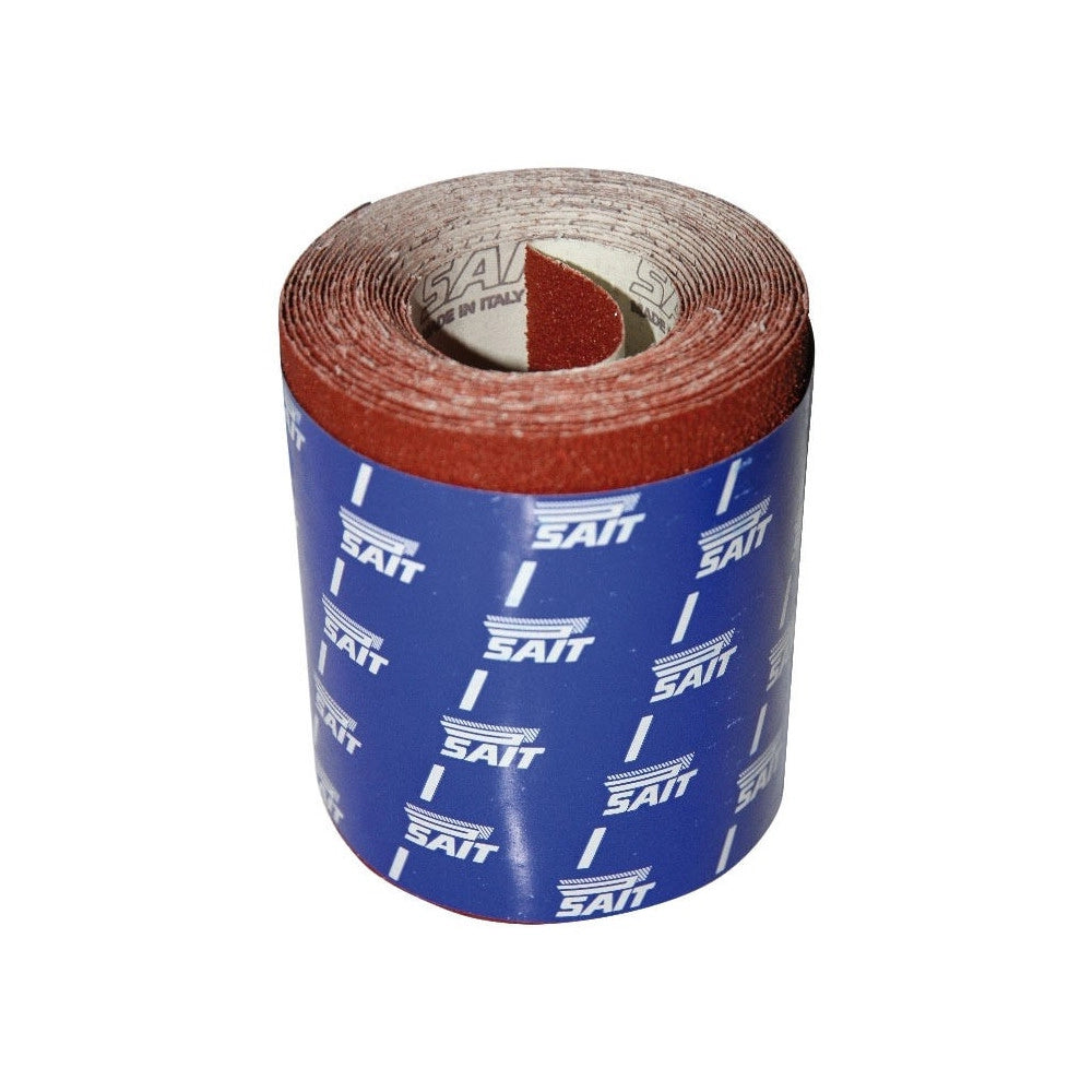 Sait saitex grana 240 carta vetrata abrasiva telata per legno ferro smalto vernici 1mt larghezza 120mm