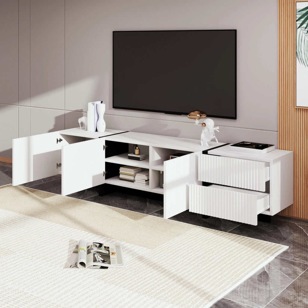 Mobile TV con 3 Ante e 2 Cassetti ¨C MINIMAL ¨C 190 cm