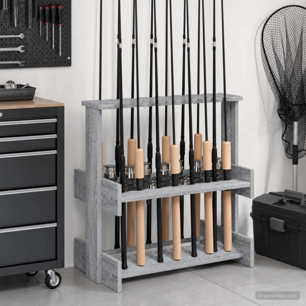 Supporto per canne da pesca Legno ingegnerizzato 3429740
