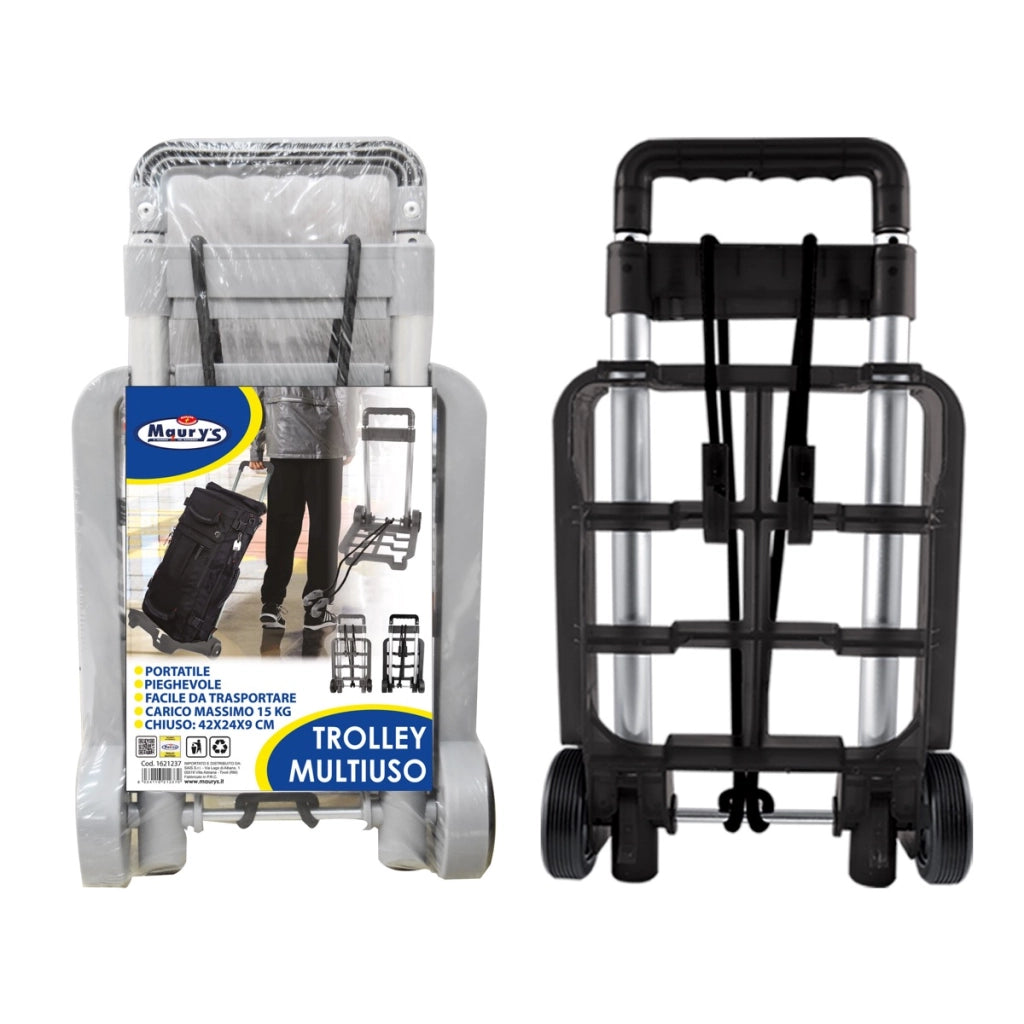 MAURY'S TROLLEY MULTIUSO PORTATILE PIEGHEVOLE PER ZAINO