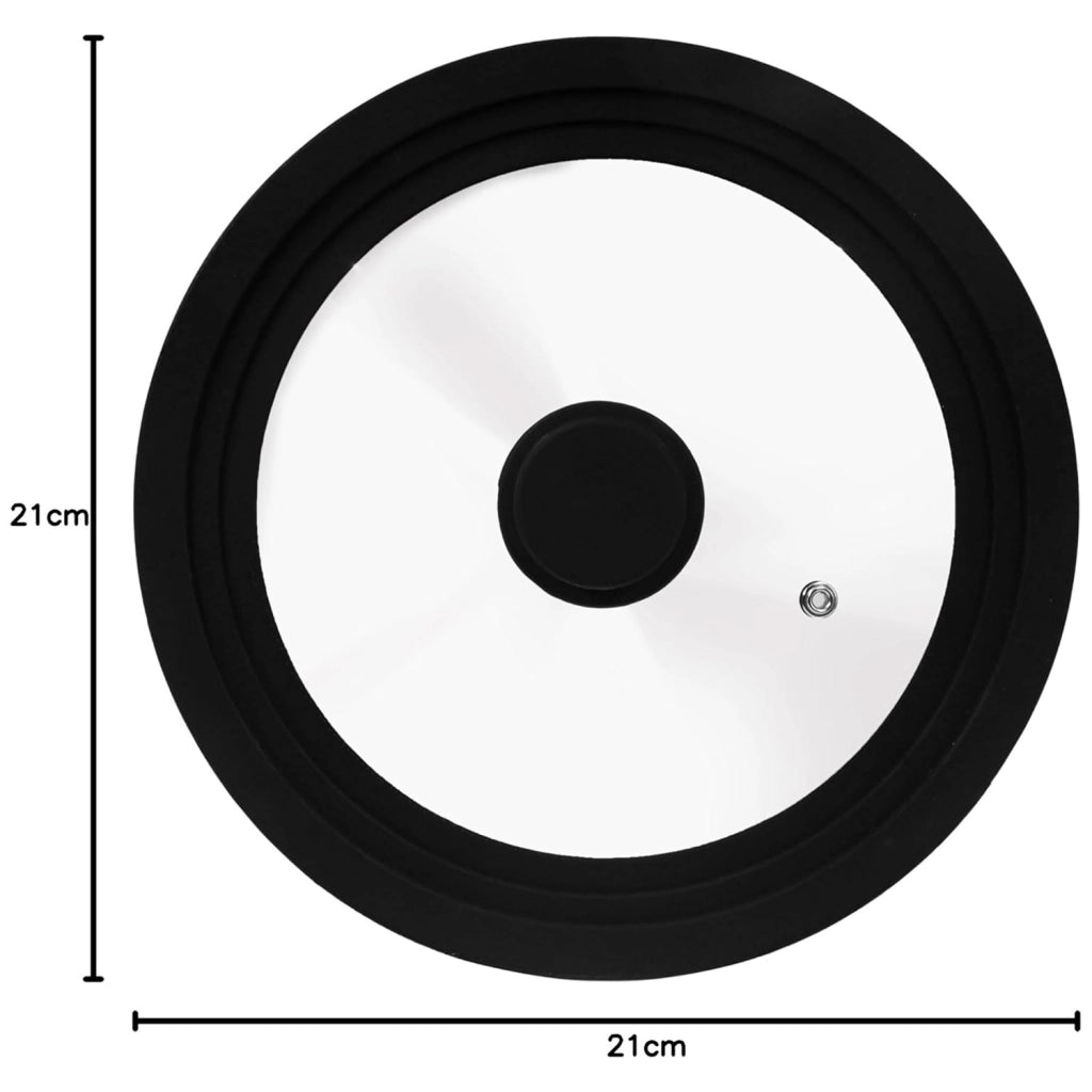 Zanetti Coperchio Universale Vetro Silicone 16 18 20 cm