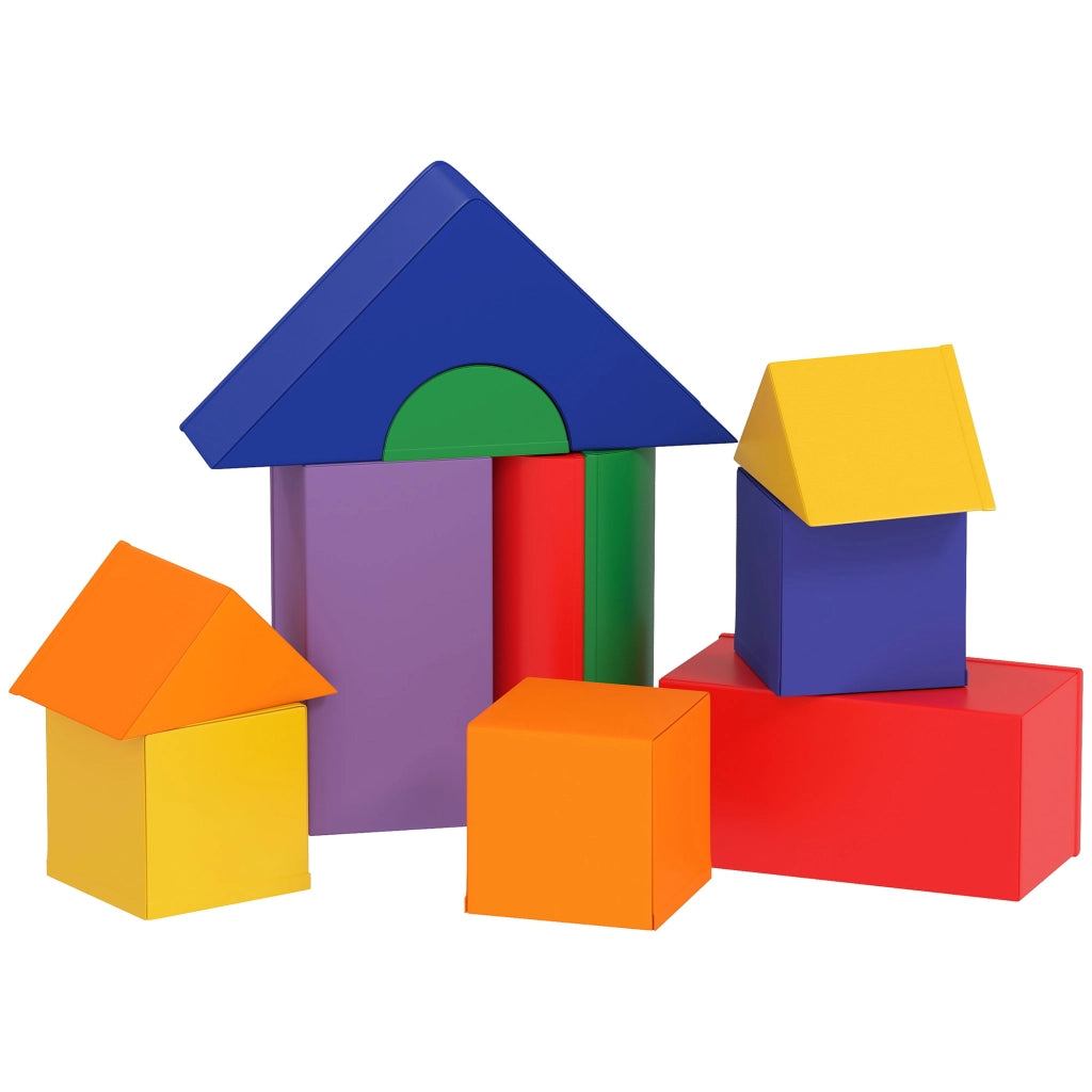 Set costruzioni morbide bambini 1-3 anni 11 forme ¨C zephmum ¨C PU EPE colori vari