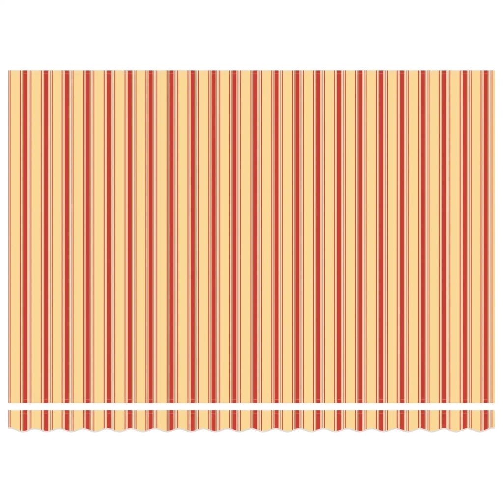 Tenda retrattile manuale Giallo e Arancione 5 × 3,5 m 3420352