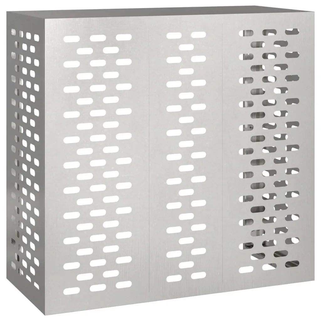 Copertura per condizionatore d'aria Argento 110 x 50 x 105 cm