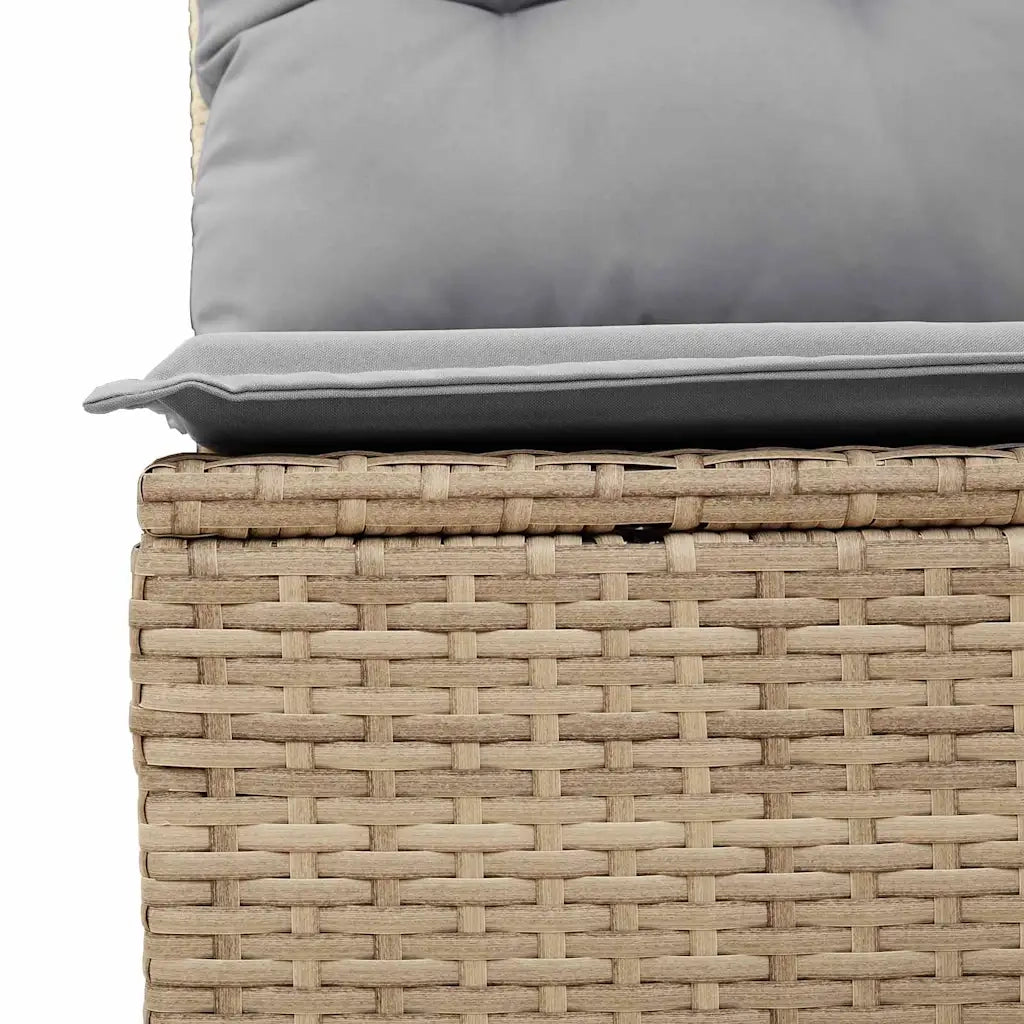 Set Divano da Giardino 6 pcs Beige Poly Rattan 3358198