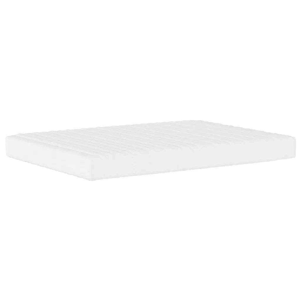 Letto con Materasso Hvar Grigio Chiaro 140x190cm Tessuto 3208527