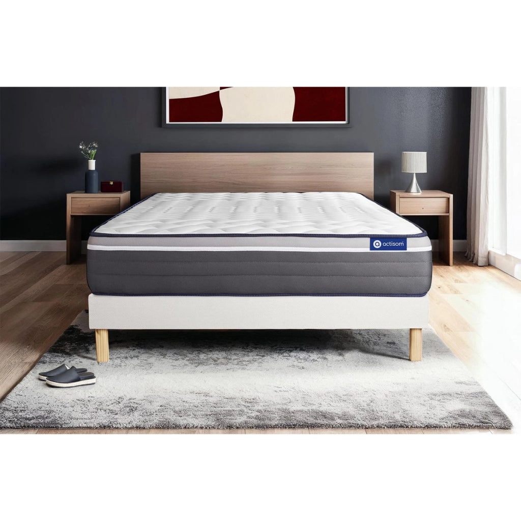 Kit rete e materasso Actilatex plus 130x200cm - Spessore : 26cm - Lattice e memory foam- molto rigido