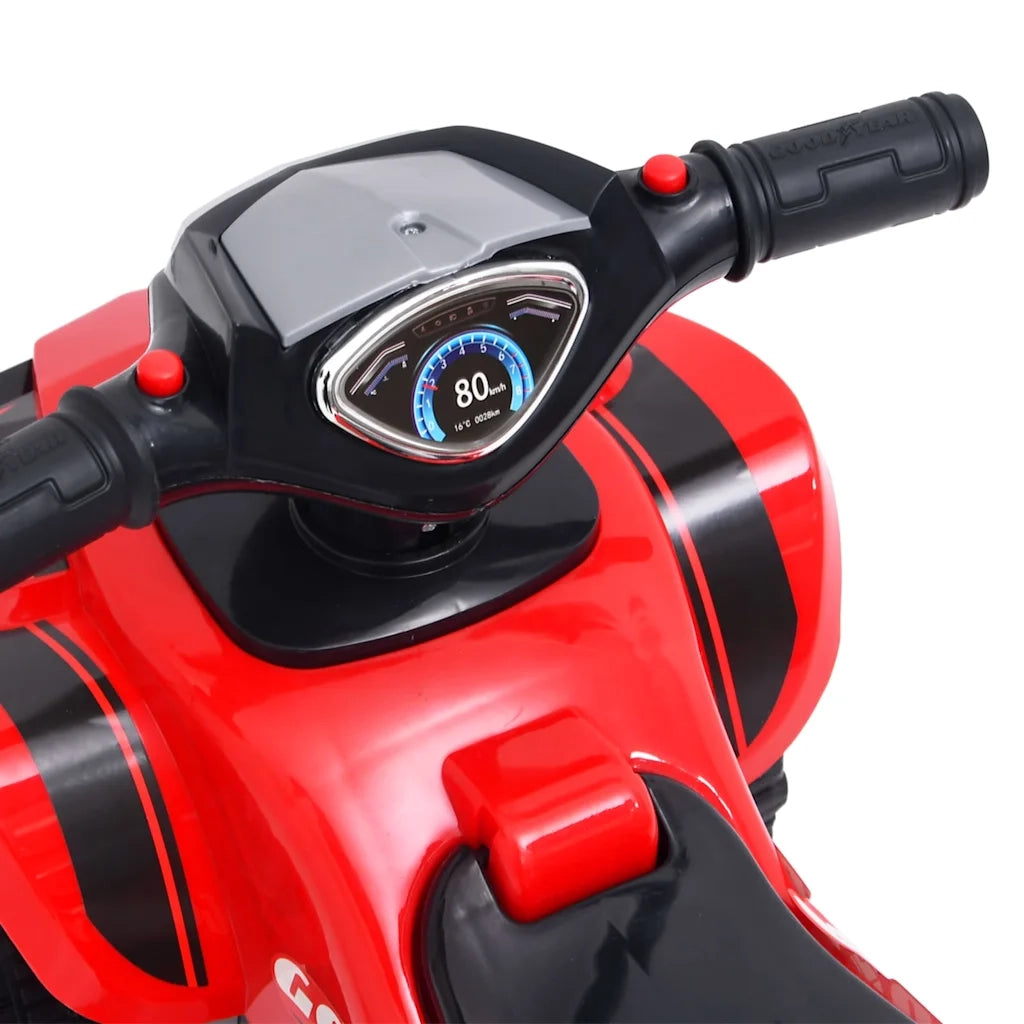 Quad Cavalcabile per Bambini Buon Anno Rosso 80319