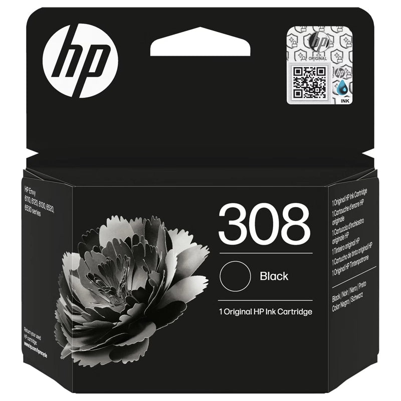HP 308 BLACK (7FP21UE) - CARTUCCIA ORIGINALE