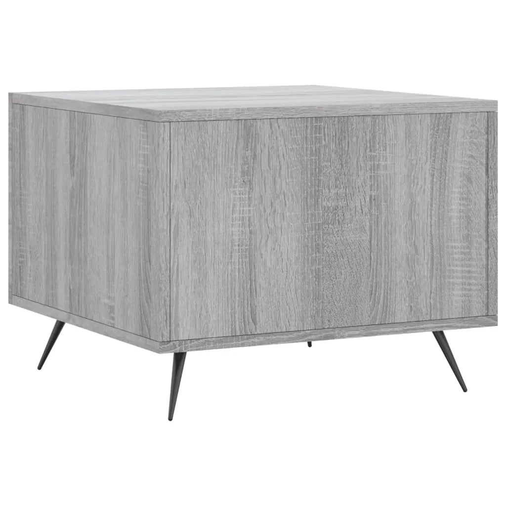 2 pz Tavolini salotto | Tavolino da caff¨¨ | Tavolino da Soggiorno Grigio Sonoma 50x50x40cm Legno Multistrato