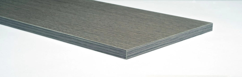 Pannelo Nobilitato Kitmel Rovere Grigio 18X1500X300 - Kimono