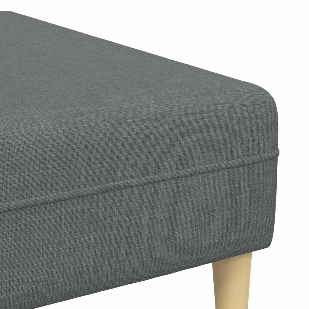 Divano per Soggiorno 3 pcs Grigio scuro Poliestere 3335113