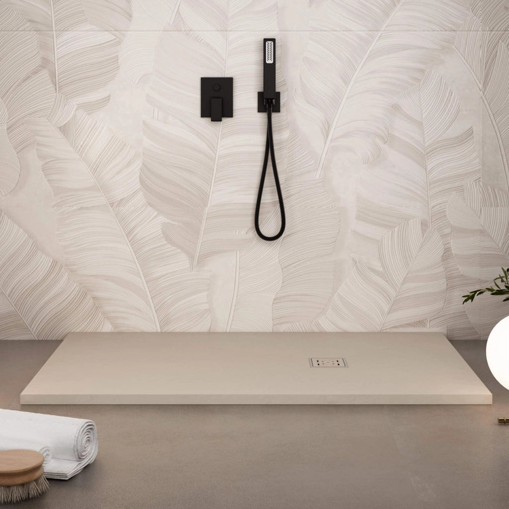 Piatto Doccia in Pietra 90x170 cm Bonussi Canton Crema