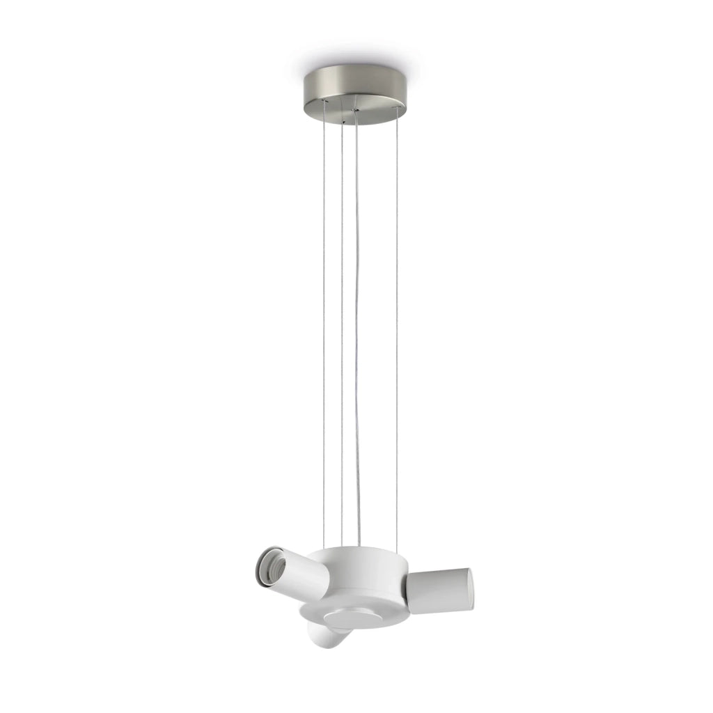 Set_Attacco_E27 Collezione_SET 3 luci Finitura_Nickel Ideal Lux