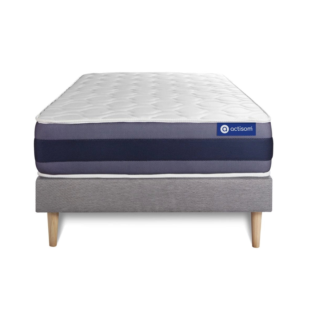 Kit rete e materasso matrimoniale Actilatex morpho 90x200cm - Spessore : 24cm - Lattice e memory foam - Bilanciato -