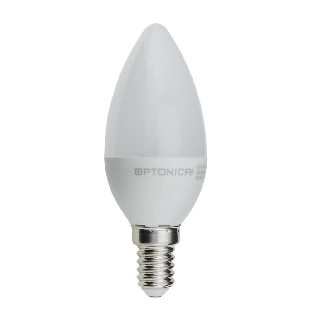 Lampadina led candela e14 5.5 watt resa 40watt risparmio energetico 4500k pezzi 3