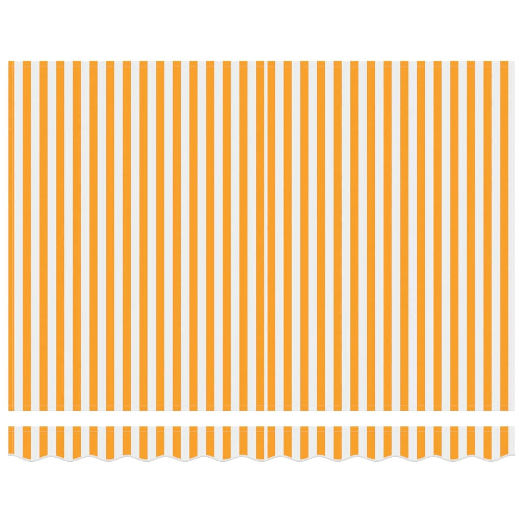 Cornice per Tenda Manuale con LED Giallo e Bianco 3,5 x 2 m 3420536